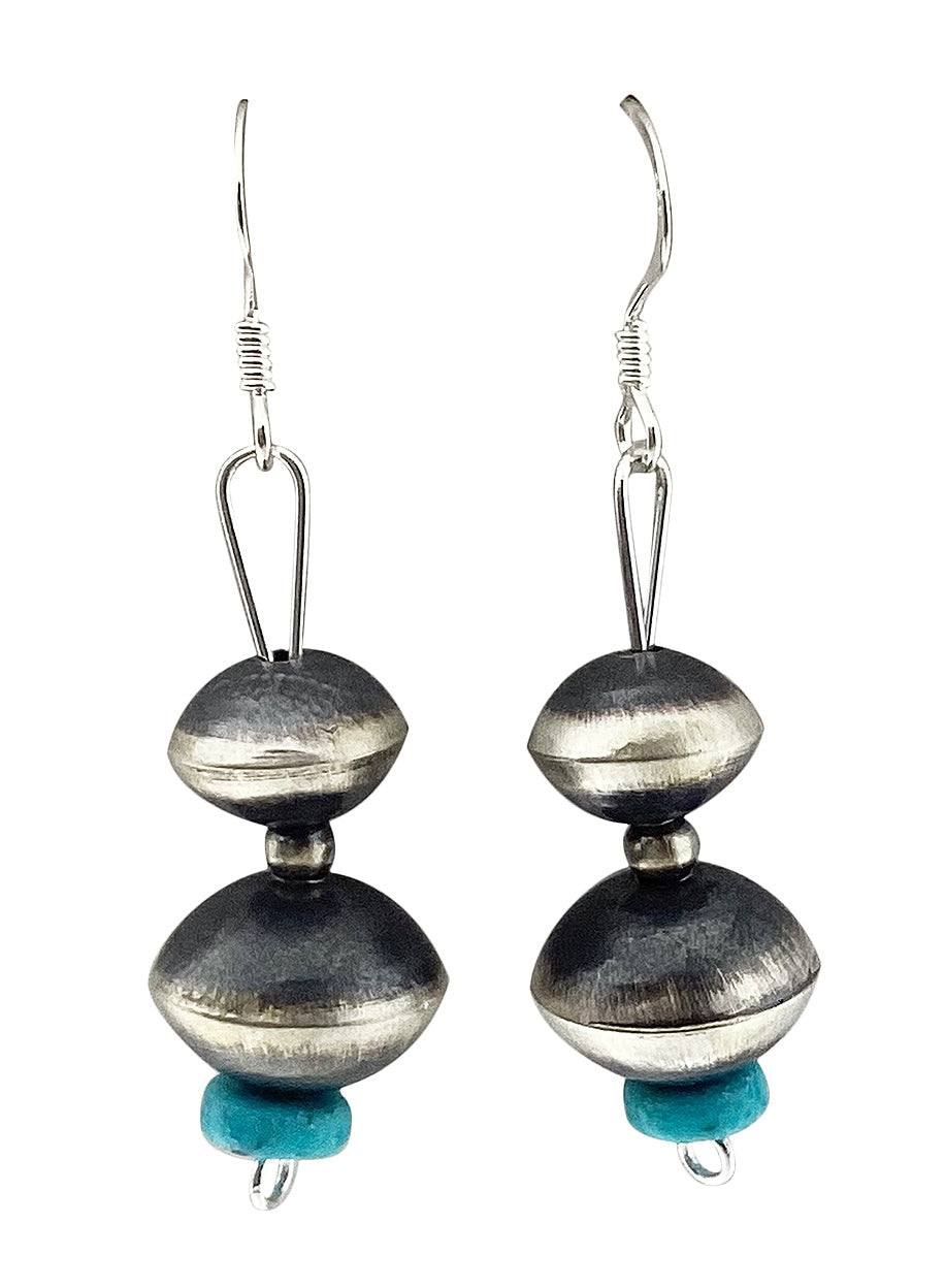 Enticing Vintage Native American Navajo Coral Sterling Silver Earrings Enticing Vintage Native American Navajo Coral Sterling Silver Earrings