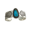 Jay Livingston, Bracelet, Tyrone turquoise, Navajo 6 1/4"