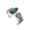 Jay Livingston, Bracelet, Tyrone turquoise, Navajo 6 1/4"