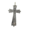 Aaron Anderson, Pendant, Cross, Mediterranean Coral, Navajo Handmade, 2 3/8"