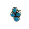 Natasha James, Ring, Kingman Turquoise, Navajo Made, Adjustable