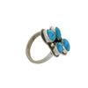 Natasha James, Ring, Kingman Turquoise, Navajo Made, Adjustable