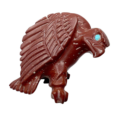 Albert Eustace, Fetish, Eagle, Pipestone, Turquoise, Zuni, 2