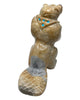 Freddie Leekya, Fetish, Beaver, Picasso Marble, Turquoise, Zuni, 2 1/2"