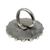 Geraldine James, Ring, Orange Spiny Oyster, Kingman, Navajo, Adjustable, 8 1/2