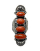 Hank Vandever, Ring, Mediterranean Coral, Navajo, 7