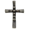 Martha Cayatineto, Pendant, Cross, Navajo Handmade, 2 1/4"