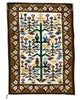 Leita Bedonie, Tree of Life Rug, Navajo Handwoven, 52"x 38"