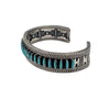 Harry Melikan, Bracelet, Sleeping Beauty Turquoise, Needle Point, Zuni, 6 1/4"