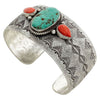 Eula Wylie, Bracelet, Turquoise, Spiny Oyster Shell, Navajo Handmade, 6 7/8”