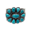 Tillie Jon, Bracelet, Kingman Turquoise, Sterling Silver, Navajo, 7"