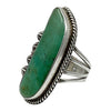 Vintage, Circa 1990s, Ring, Green Kingman Turquoise, Navajo Handmade, 9 1/4