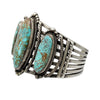 Vintage, Circa 1980s, Bracelet, Pilot Mountain Turquoise, Navajo, 7"