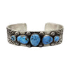 Freddie Maloney, Bracelet, Golden Hills Turquoise, Navajo, 6 1/2"