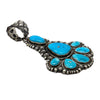 Shawn Cayatineto, Pendant, Kingman Turquoise, Navajo, 4 1/4"