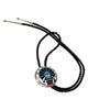 Ricky & Lucy Vacit, Bolo, Sunface, Multi Stone, Inlay, Zuni, 45"