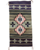 Kayla Smith, Four Direction, Eye Dazzler, Navajo Handwoven Rug, 23" x 48"