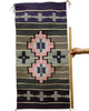 Kayla Smith, Four Direction, Eye Dazzler, Navajo Handwoven Rug, 23" x 48"