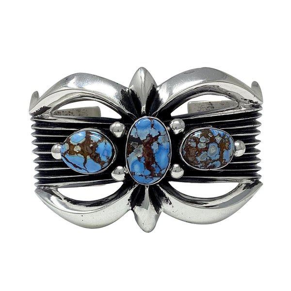 Aaron Anderson, Bracelet, Golden Hill Turquoise, Navajo, 6 1/4