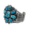 Calvin Martinez, Bracelet, Kingman Turquoise, Navajo, 6 1/2"