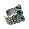 Calvin Martinez, Bracelet, Kingman Turquoise, Navajo, 6 1/2"