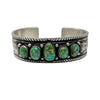 Calvin Martinez, Bracelet, Sonoran Gold Turquoise, Navajo, 6 1/2"