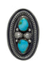 Calvin Martinez, Ring, Sonoran Gold Turquoise, Navajo, 8