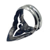 Floyd Parkhurst, Ring, Sterling Silver, Navajo Handmade, 13