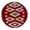 Rose Gorman, Circular Eye Dazzler Rug, Navajo Handwoven, 22" dia