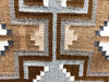 Mary Yazzie, Two Grey Hills Rug, Navajo Handwoven, 45'' x 78''