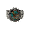 Hank Vandever, Bracelet, Pilot Mountain Turquoise, Navajo Handmade, 6 1/2"