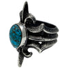 Floyd Parkhurst, Ring, Kingman Turquoise, Sterling Silver, Navajo, 11