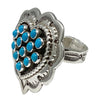 Lee Charley, Ring, Sleeping Beauty Turquoise, Navajo, Adjustable, 8