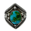 Calvin Martinez, Ring, Sonoran Gold Turquoise, Sterling Silver, Navajo, 9