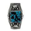 Derrick Gordon, Ring, Smith Turquoise, Sterling Silver, Navajo, 7