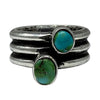 Aaron Anderson, Ring, Sonoran Gold Turquoise, Sterling Silver, Navajo, 6 1/2