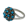 Dickie Charlie, Ring, Sleeping Beauty Turquoise, Sterling Silver, Zuni, 8