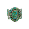 Mike Thomas Jr, Cluster Bracelet, Sonoran Gold Turquoise, Navajo, 7 1/4"