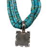 Vintage, Necklace, Sleeping Beauty Turquoise, Kingman Turquoise, Navajo, 22"