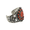 Lily Kee, Bracelet, Cluster, Red Spiny Oyster, Navajo, 6 3/4 "