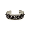 Edison Sandy Smith, Bracelet, Flower Bump Outs, Navajo, 5 7/8 "