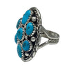 Melvin Chee, Ring, Sleeping Beauty Turquoise, Sterling Silver, Navajo, 7