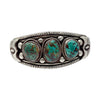 Calvin Martinez, Bracelet, Pilot Mountain Turquoise, Navajo, 6"