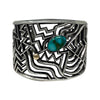 Aaron Anderson, Bracelet, Sonoran Gold Turquoise, 14K, Navajo, 6 3/4"