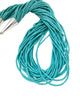 Ramona Bird, Necklace, 25 Strands, Turquoise, Santo Domingo, 19 1/2"