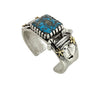 Philander Begay, Bracelet, Clown Dancer, 18kt, Silver, Persian, Navajo, 6 1/2"