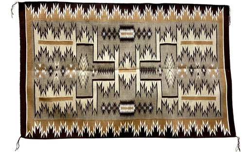 Charlene Begay, Rug, Storm Pattern, Navajo, 42' x 72