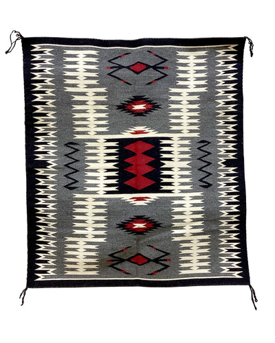 Lillie Bekay, Rug, Storm Pattern, Navajo, 42 1/2