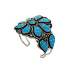 Faye Lowsayatee, Bracelet, Inlay, Sleeping Beauty Turquoise, Zuni Made, 6 3/8"