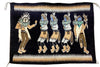 Shirley Comb, Yei Pictorial Rug, Navajo Handwoven, 33" x 32.5"